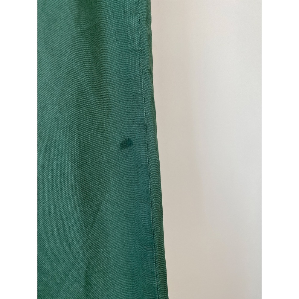 Frank & Eileen Womens Wicklow Chino Pants 8 Green Raw Hem Italian Cotton Classic - Picture 12 of 12